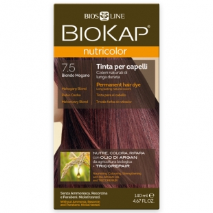 Краска для волос Махагон (коричневато-красный) 7.5 BioKap