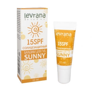 Бальзам для губ солнцезащитный "Sunny" 15 SPF Levrana