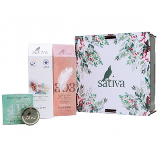 Набор косметических средств "Для девочек и мальчиков" Sativa
