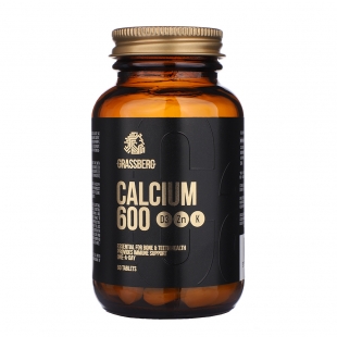 Calcium 600 + D3 + Zn with Vit K1 Grassberg
