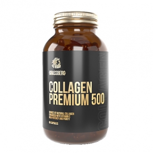 Collagen Premium 500 mg + Vit C 40 mg Grassberg