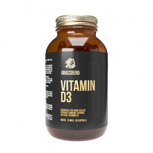 Vitamin D3, 600IU Grassberg