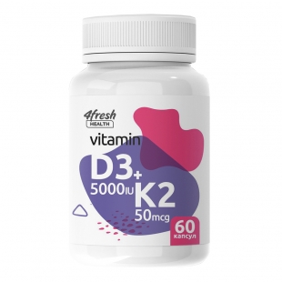 Витамин Д3 + К2, капсулы 4fresh HEALTH