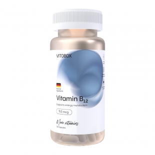 Витамин B12, 9 мкг, капсулы VITOBOX